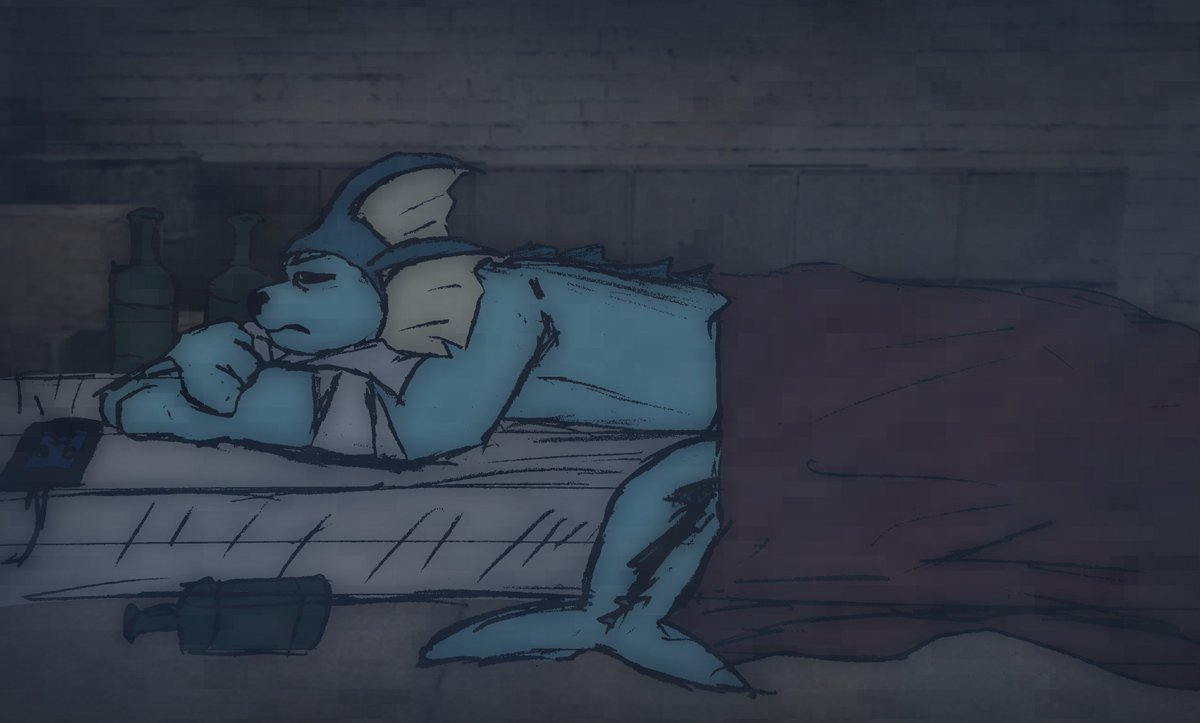 Truly the living conditions of all time

#Vaporeon #furryartwork