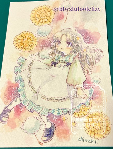 Post by ちまき/アナログイラスト展 2/14~3/15 on X: 新作一枚✨