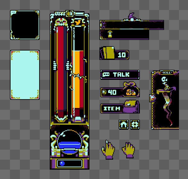 UI elements

#pixelart