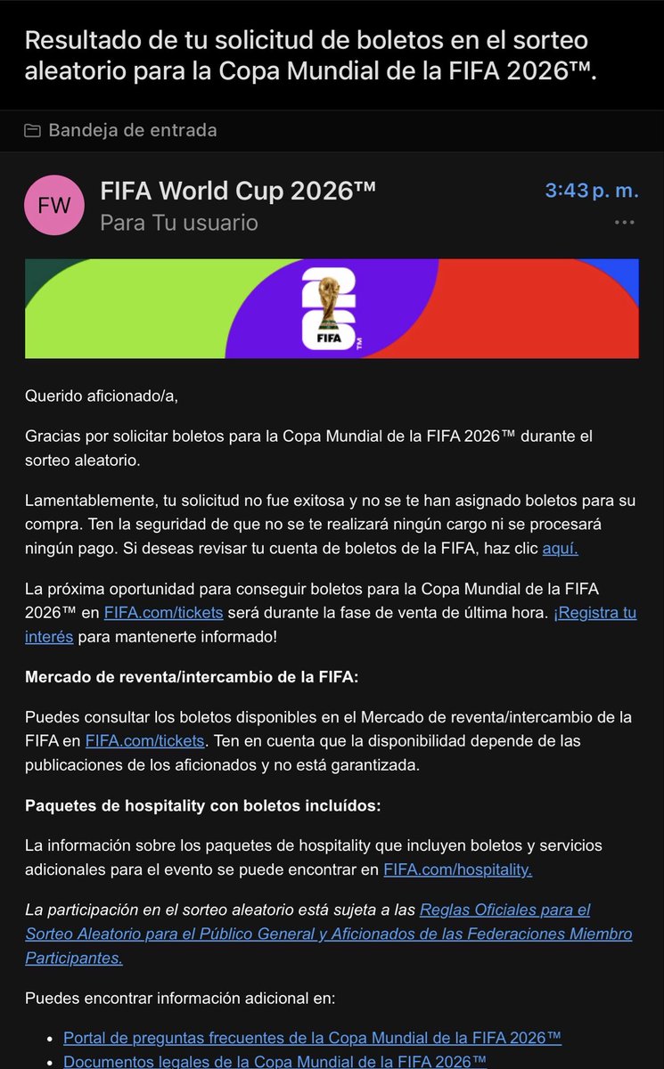 No fui seleccionado 💔😭 

#FIFAWorldCup #FIFAWorldCup2026