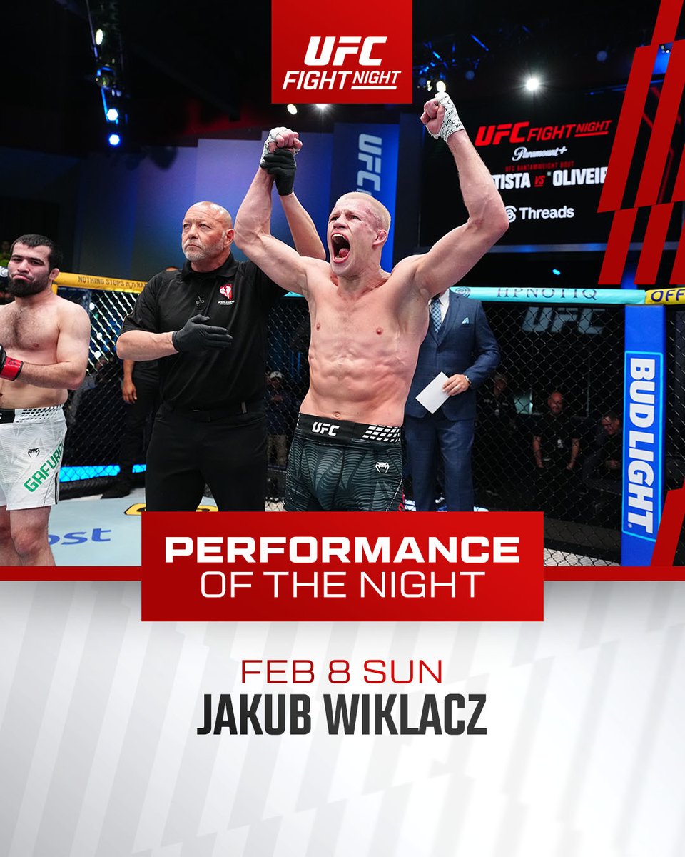 ufc_jp's tweet image. 💰️ファイトボーナス💰️

パフォーマンス・オブ・ザ・ナイト🕺
💵マリオ・バティスタ
💵ヤクブ・ヴィクワチ

#POTN
#UFCVegas113