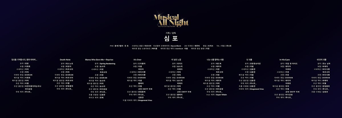moonggaecloud00's tweet photo. SOOP 심포님의 <Musical All Night> 작업에 PM으로 참여했습니다!
정말 많은 일들이 있었고, 힘든 일들도 많았지만
그래도 이 아름다운 별들이 빛날 수 있는 걸 직접 볼 수 있어서 영광이었습니다
다들 수고 많으셨습니다!!

다시보기 : https://t.co/a6QNgMah51 https://t.co/3EN8bf0DHY