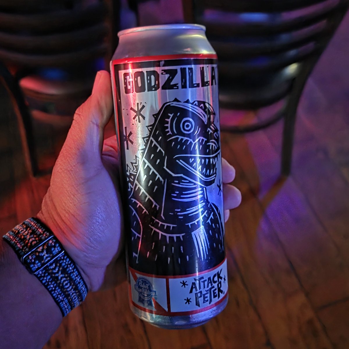 Saying "Godzilla Minus One" after every beer.