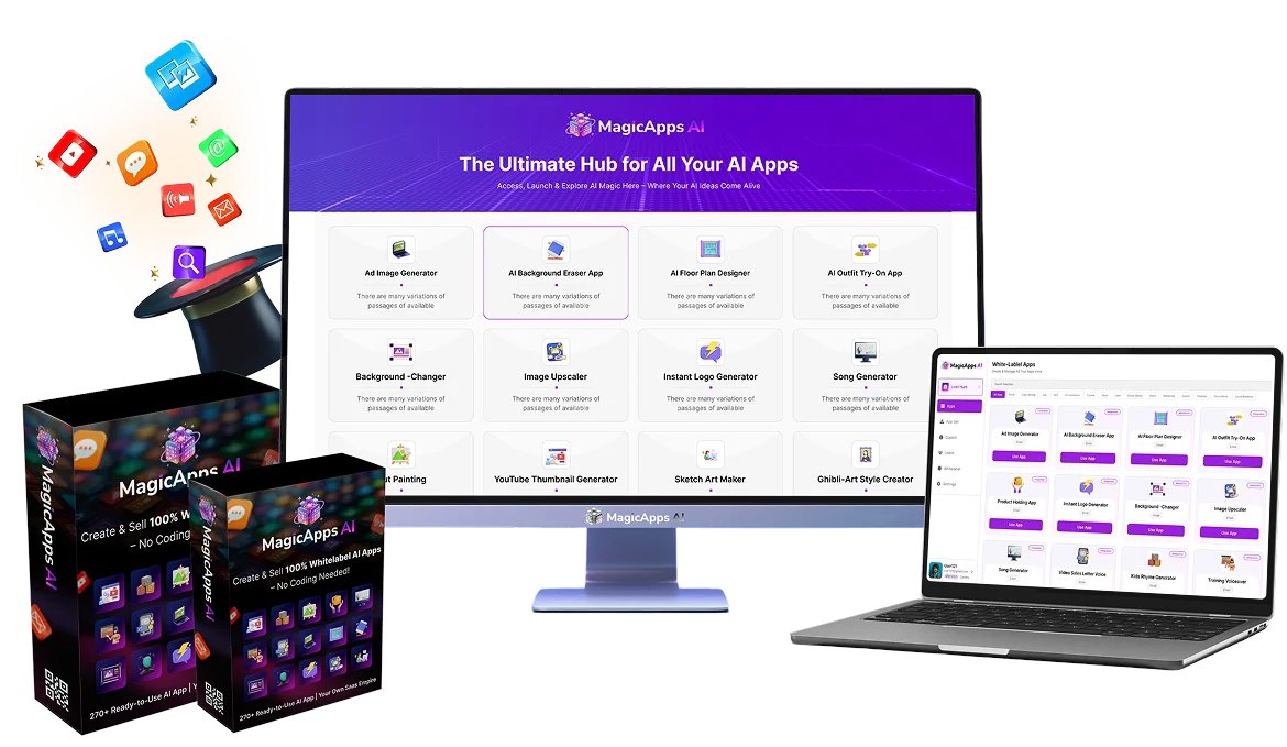 Magic Apps AI - Create &amp; Launch YourOwn AI Software Empire - besocialsite.com/?p=3031&wpwaut…
