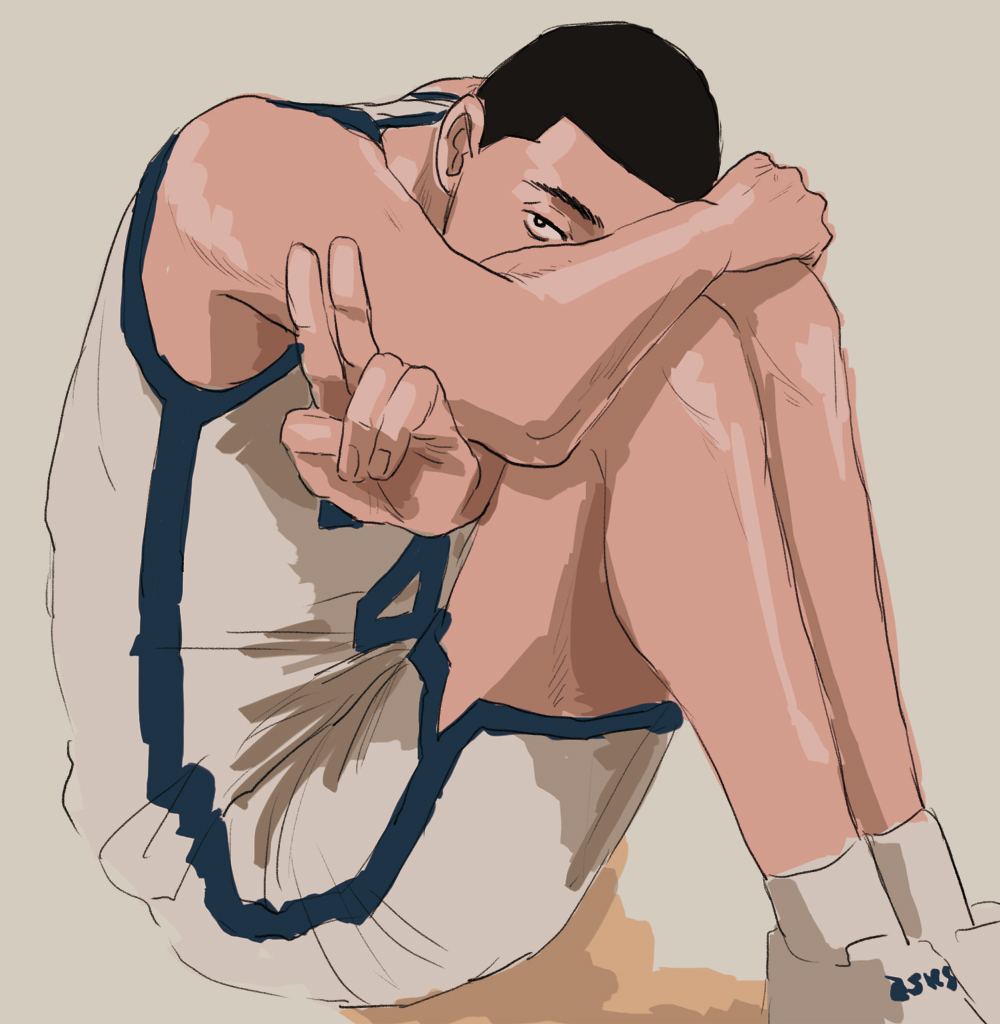 昔描いたPG✌️絵のなかでお気に入りのfjmと深ｯ