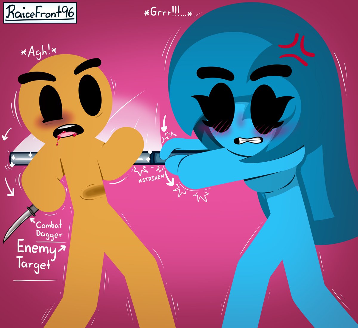 RaiceFront96's tweet photo. Ashleypole Attack at Enemy Target

#ashley_volta #ashleyvolta #originalcharacter #oc #digitalart #paintoolsai2 #stickman #stickwoman #stickfigure #stickmanoc #ashleypole #weapon #femalecharacter #malecharacter https://t.co/oHntFyRgPa