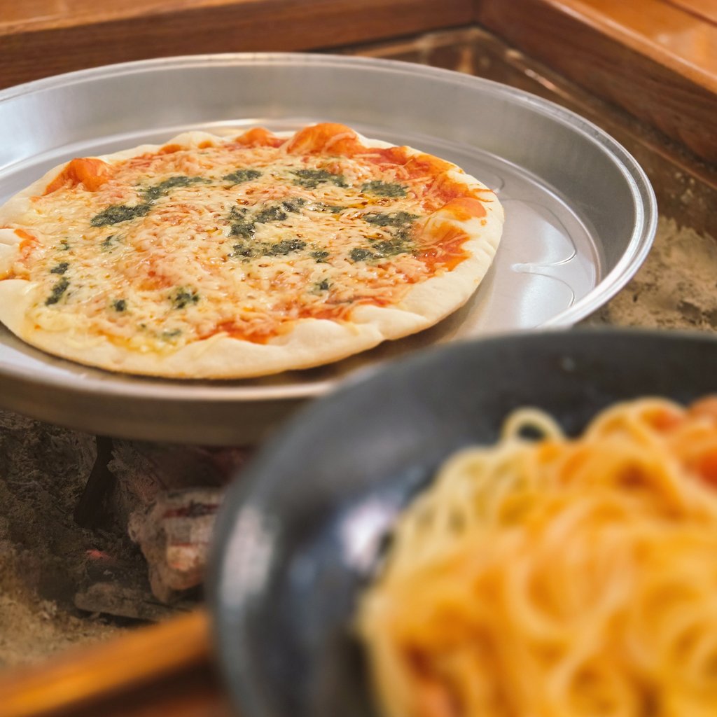 PNkch's tweet photo. 思いつきで🍴
お腹いっぱいすぎ幸せ😇💕

#囲炉裏のある生活 https://t.co/F0PJfDnieu