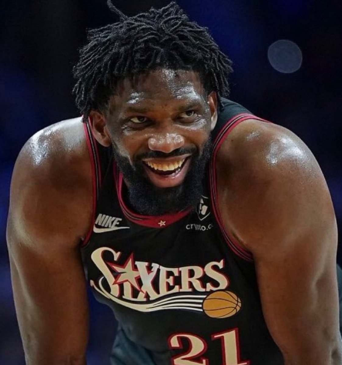 TheHoopCentral's tweet image. Joel Embiid over the last 7 games:

33.7 PPG
8.1 RPG
5.0 APG
53.3% FG
51.9% 3P
84.9% FT
34.9 MPG