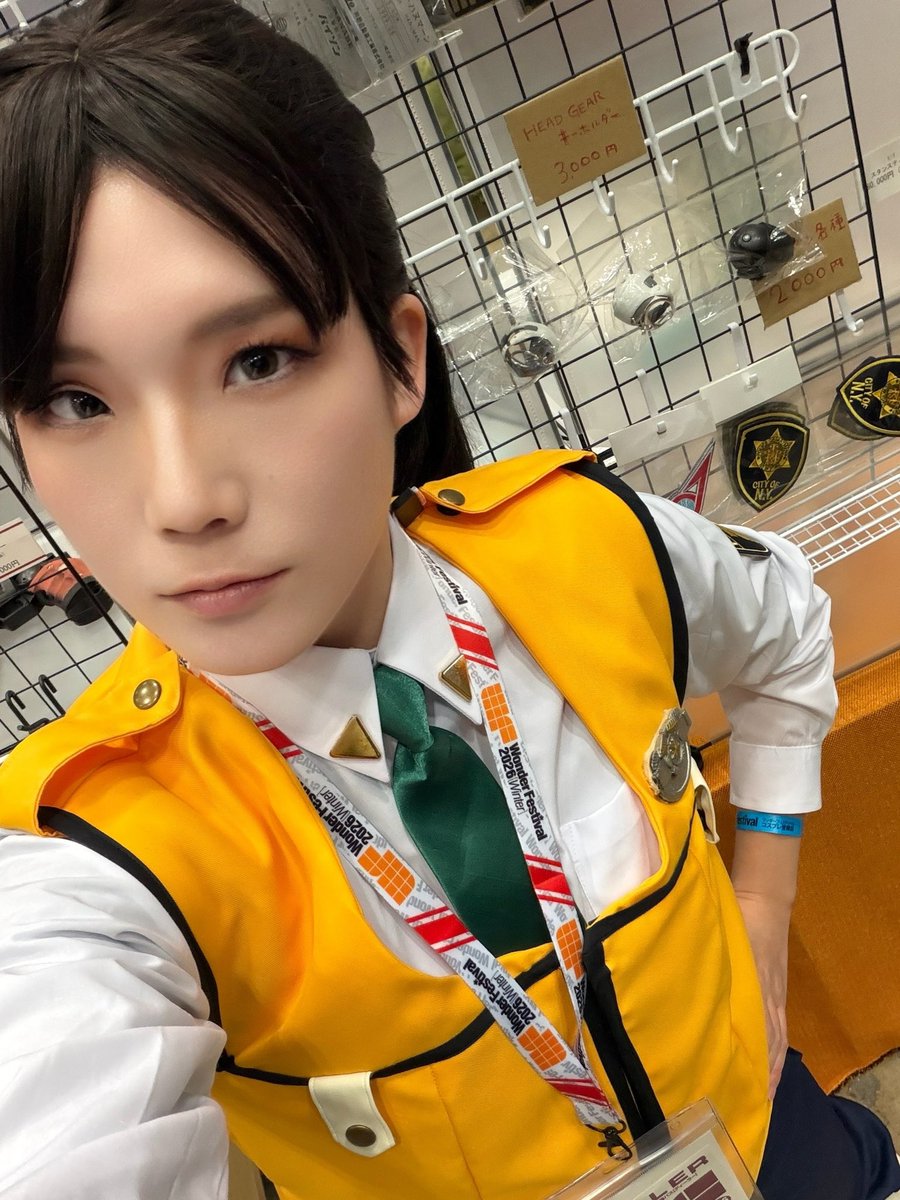 nyam_cos's tweet photo. ワンフェスー！！！
パトレイバーEZYの久我十和(くがとわ)やってる！！
フォロワーさん会いに来てくださってありがとうございます😌🙏 https://t.co/wcelTJ0y71