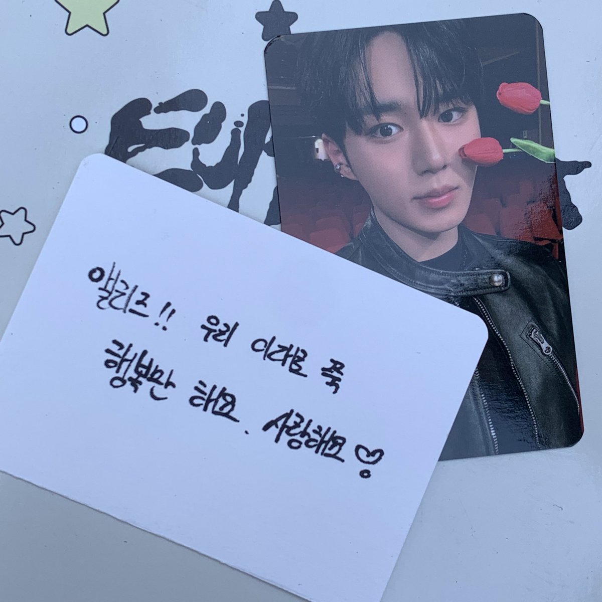 ahhh the boys really prepared different handwritten messages for