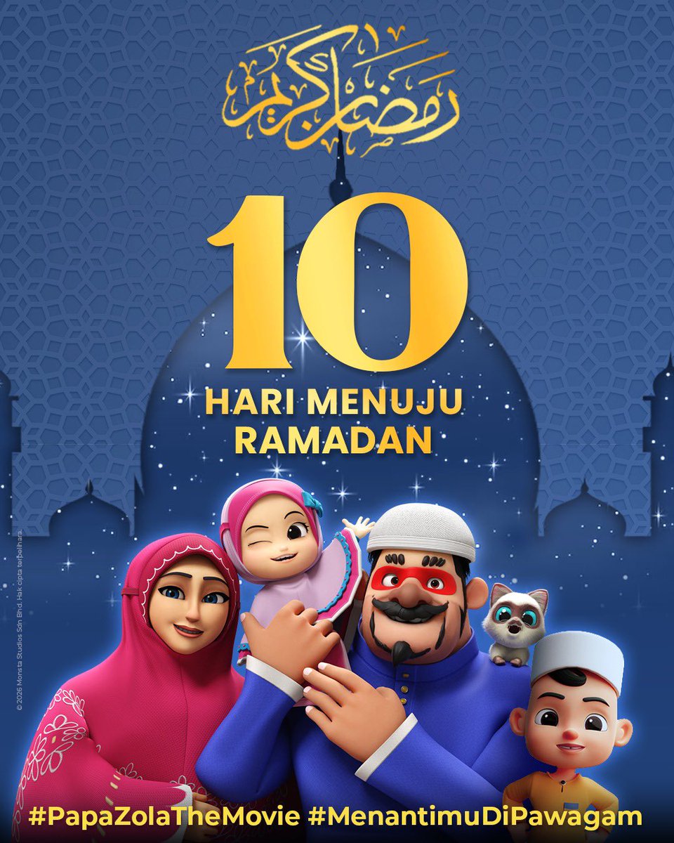 papapipizola_'s tweet photo. 10 hari lagi kita bakal bertemu bulan Ramadan!

#PapaZolaTheMovie #MasihDiPawagam #TontonDiBioskop https://t.co/ykxKyVWjoj