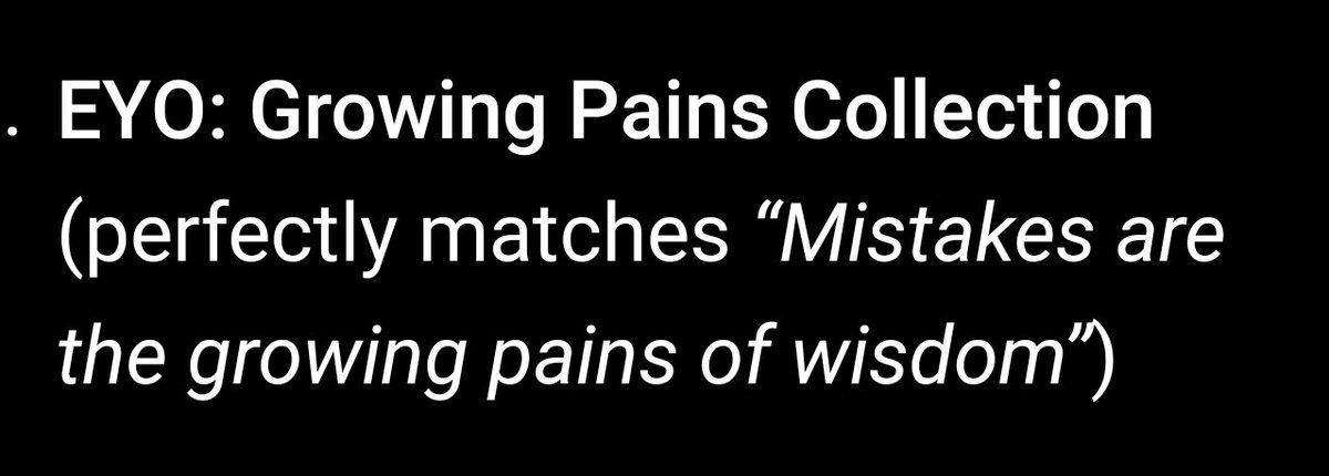 EYO_OTG's tweet photo. EYO — Growing Pains Collection
Mistakes aren’t failures.
They’re the lessons that build wisdom.
This is growth you can wear. ⭐ https://t.co/Yp21zlOlH4