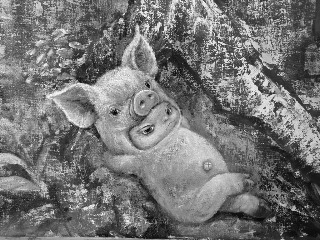 ぶたさん出現。