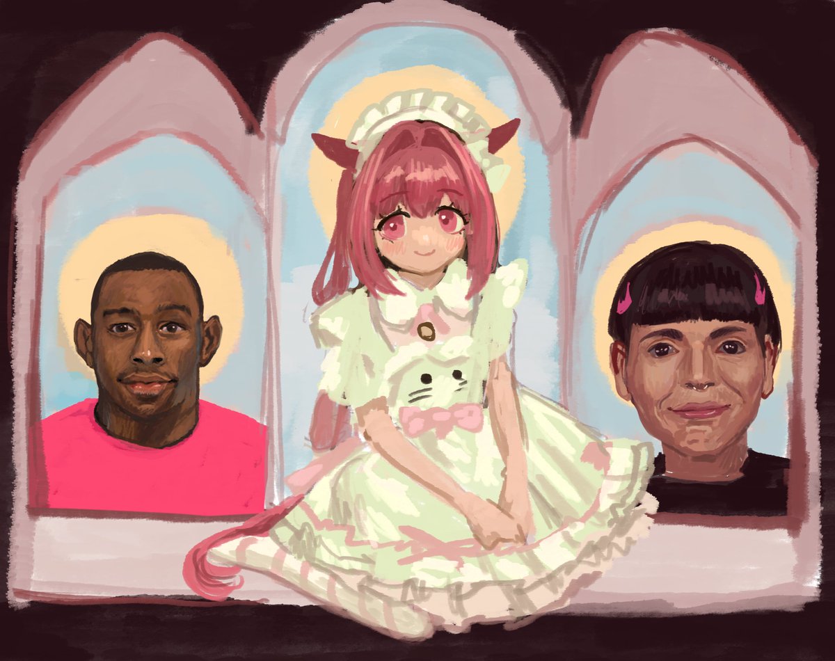 Ginkahederling's tweet image. la santa trinidad