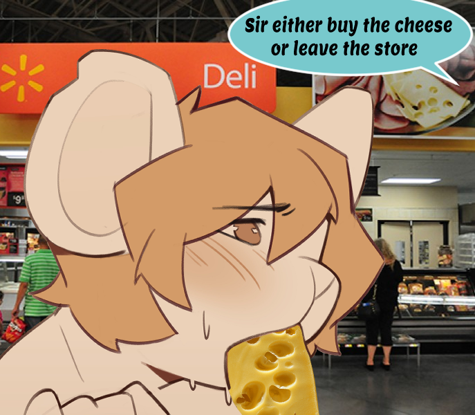 mice like cheese a lot or something like that