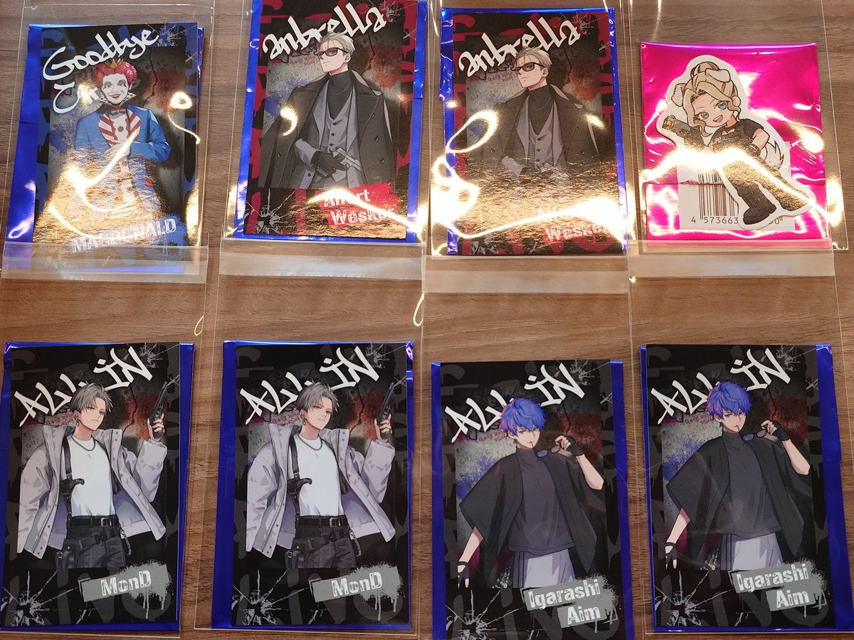 Anime220Rascal's tweet photo. 【交換・譲渡】ストグラGRPL グッズ ランダムステッカー ランダムチェキ風カード

譲▶︎画像
求▶︎ステッカー:ノビーorまるん
        カード:安城、ケイン、トピオ、ジョシュア＞＞定価

全てノーマルです
本日現地交換できる方
お気軽にお声かけください
 #ストグラGRPL #GRPL https://t.co/J6JyoOSEMu