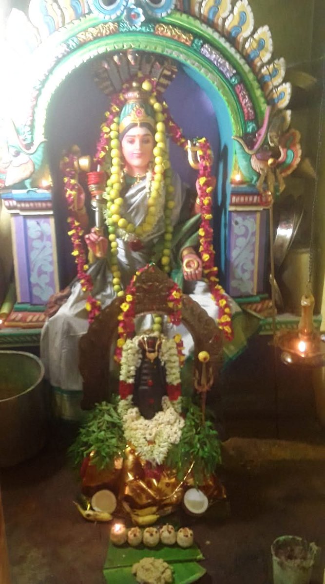 Jai Shri Ram. Suprabatham.  This is the photo of my KulaDeivam @ my Villege.One of my sister in " X" requested to post it .