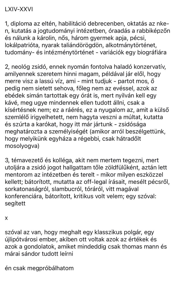 Pénteken meghalt a társtémavezetőm, egykori intézeti mentorom. A hír eddig sem az NKE (ahol tanított) honlapján, sem a JTI (ahol kutatott) honlapján nem jelent meg. A Szombaton viszont nagyon szép nekrológ jelent meg. Én ennyivel tudtam hozzájárulni.

Ma temetjük.