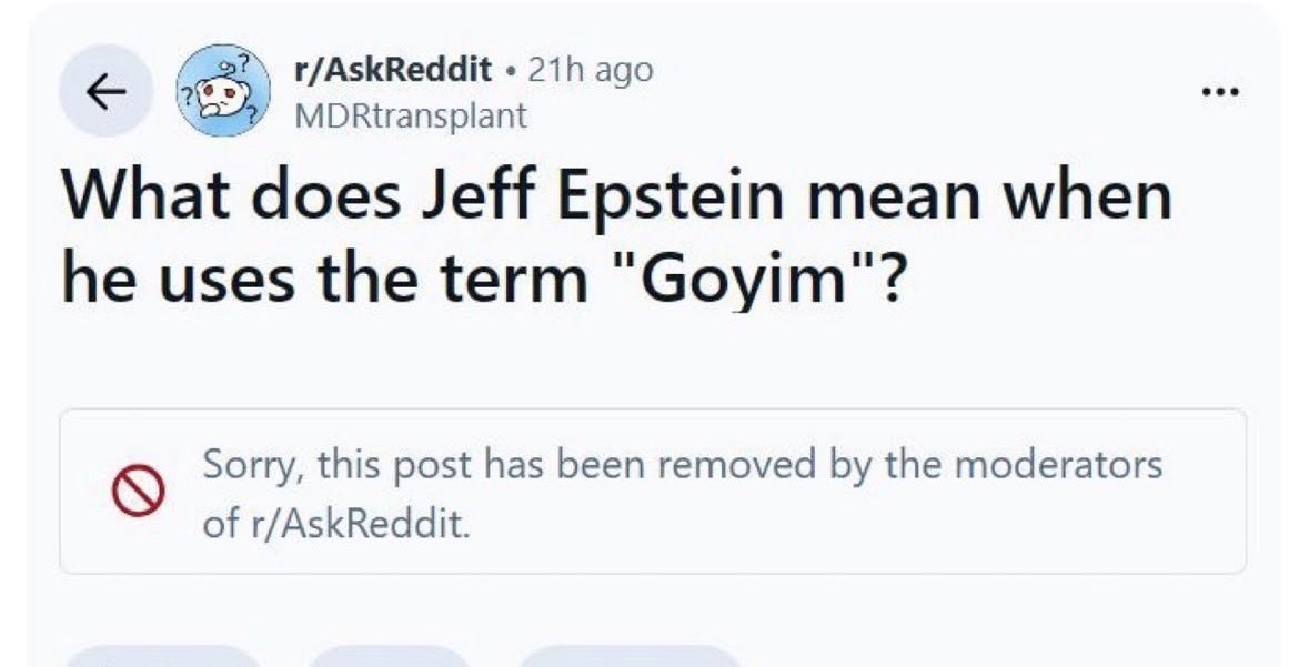 Redditor starts to notice and they shut him down