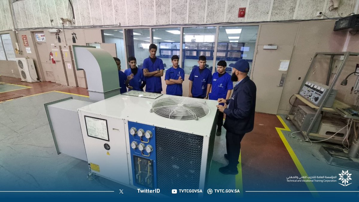 tvtc_m_taif's tweet photo. يوم تدريبي||

متدربي قسم التقنية الميكانيكية تخصص التبريد والتكييف 
 في حقيبة 
وحدات التكييف المجمعة
 م. محمد ابراهيم البدري
#التدريب_التقني 
#TVTC_Makkah https://t.co/1chmUriYUP