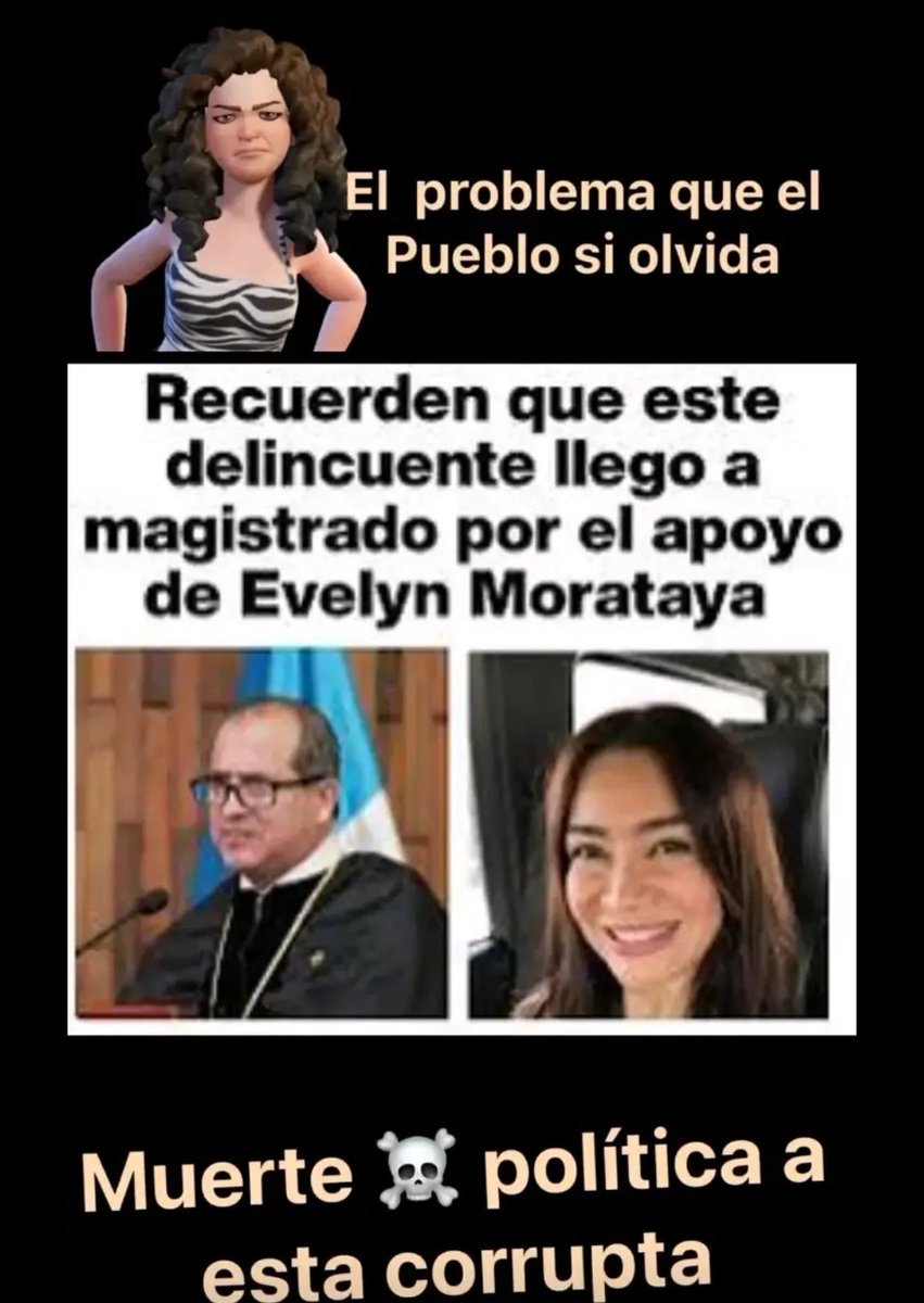 danydoggy's tweet photo. Les dejaré acá un recuerdito de quien es una de las responsables de este caos en la reciente semana y si, tengamos memoria #EvelynMorataya llevo a #NesterVasquez a la @CC_Guatemala https://t.co/r2kECEex8u
