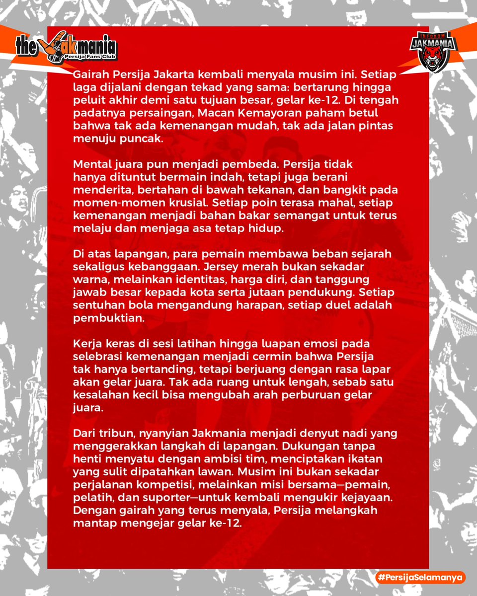 the Jakmania (@infokomjakmania) on Twitter photo 