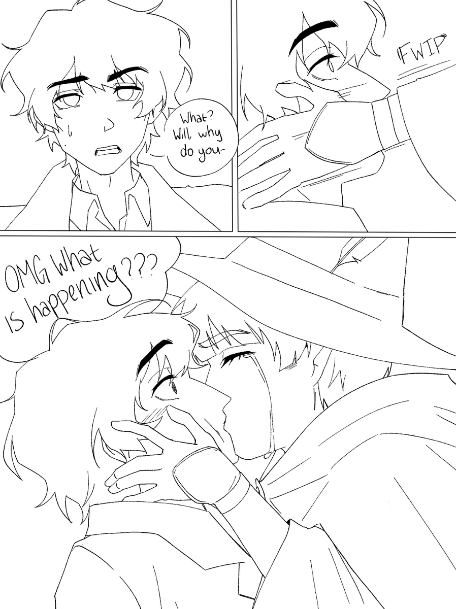 #wisewheeler short comic of Will the wise losing his paladin and summoning Mike instead #byler