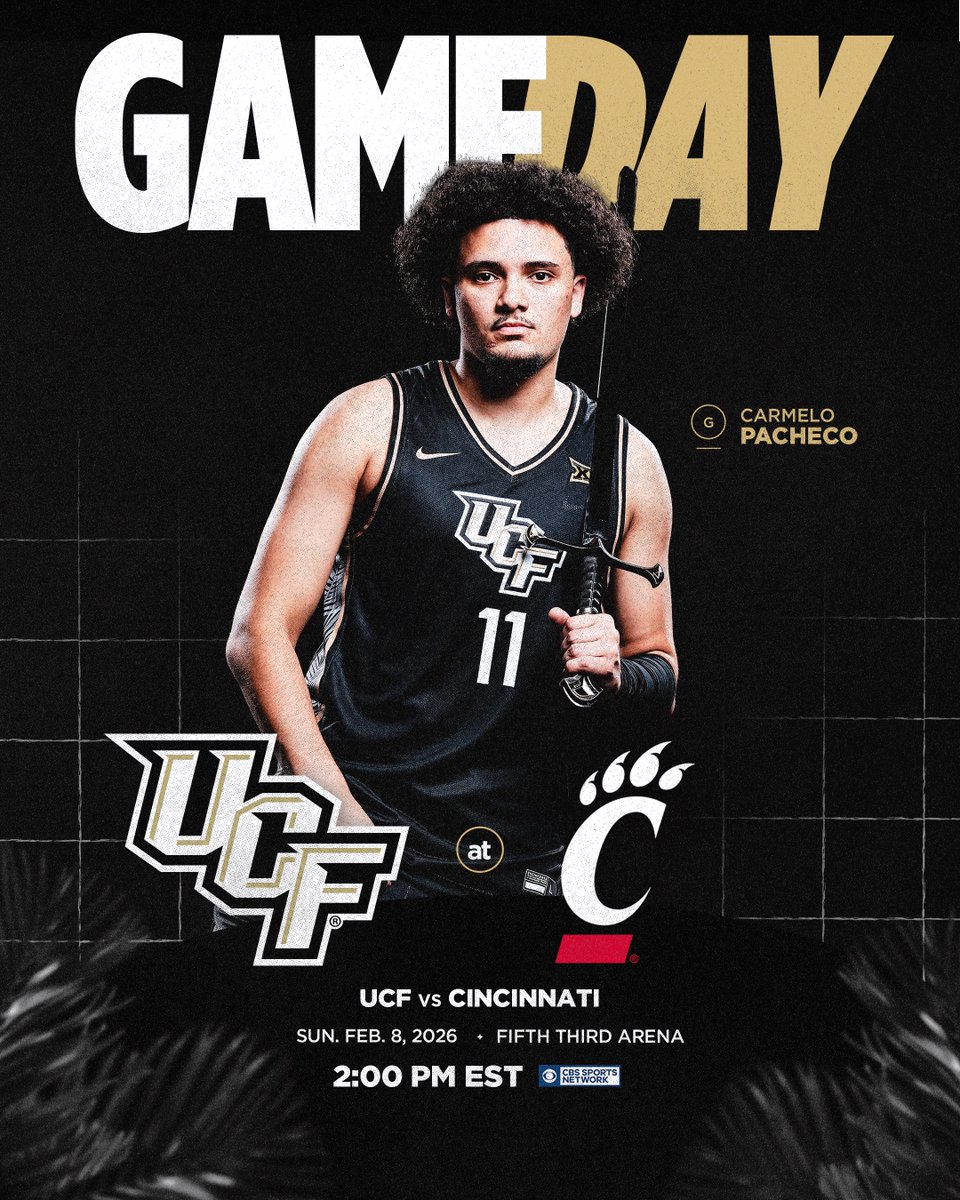 Gameday in Ohio

📍 - Fifth Third Arena
⏰ - 2 pm
📺📊📻 - linktr.ee/ucf.mbb