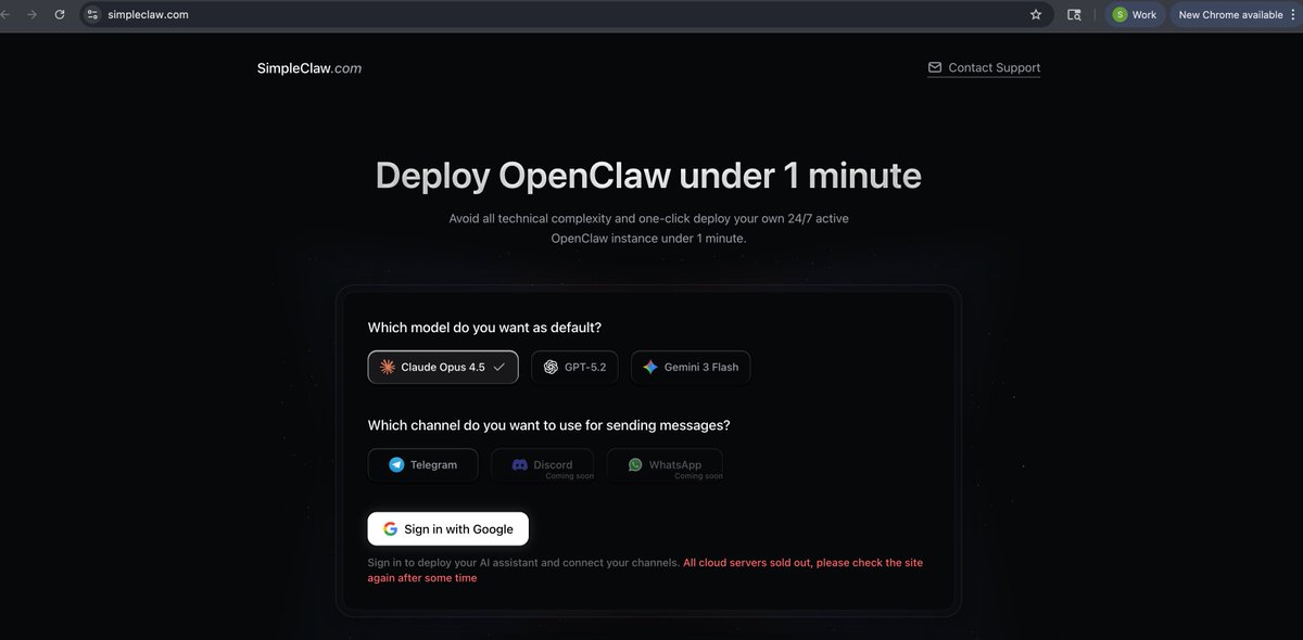 Our <a href="/openclawpi/">Openclaw_pi</a> won't let you down, tiny tiny  <a href="/openclaw/">OpenClaw🦞</a> dropping soon, with full local model support (powered by <a href="/RunAnywhereAI/">RunAnywhere (YC W26)</a>). Stay tuned! 

Pre-order now, Launch sale is live!

Simpleclaw.com -> openclawpi.com

#openclaw #yc #openclawpi #runanywhere