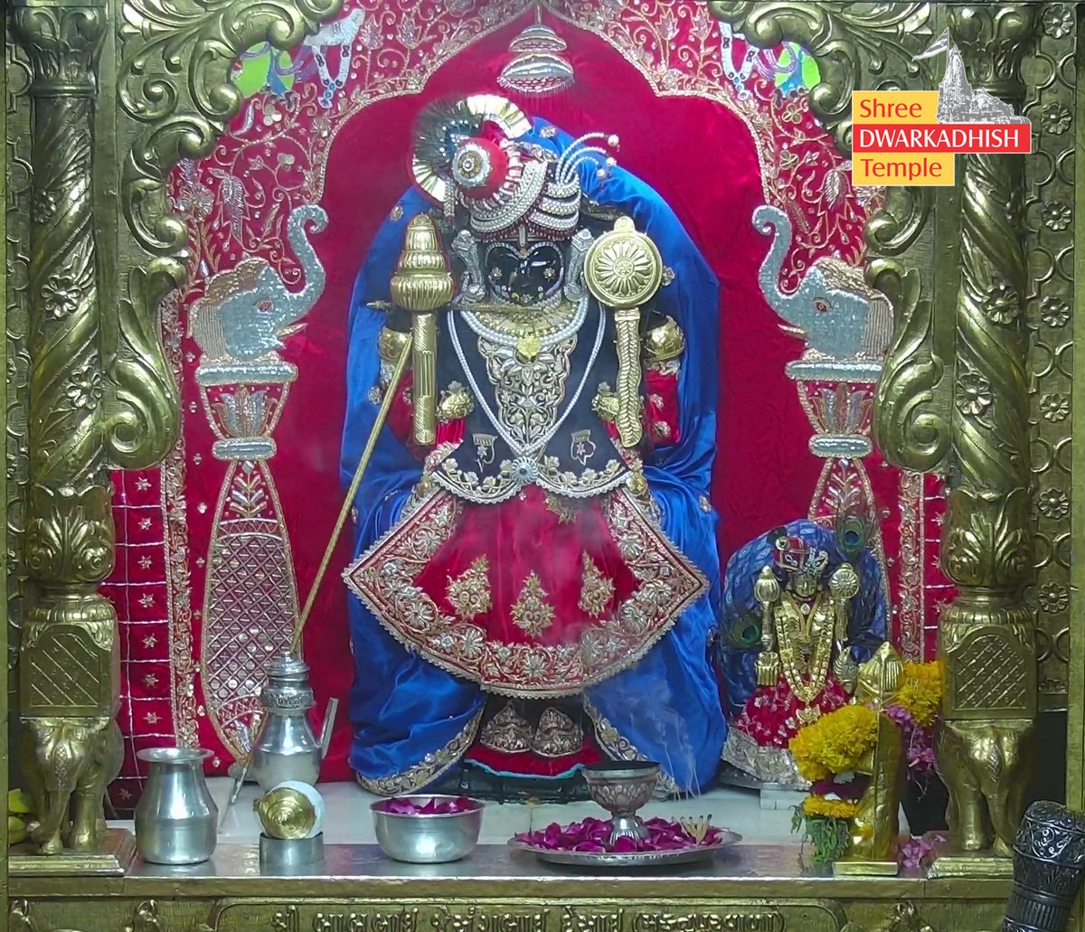 राजाधिराज द्वारकाधीश जी के श्रृंगार आरती दर्शन🙏🏻
श्री द्वारकाधीश मंदिर द्वारका,गुजरात
दिनांक :- 08/02/2026 रविवार                     

#Dwarka #shringararti
#ShridwarikadhishmandirOfficial