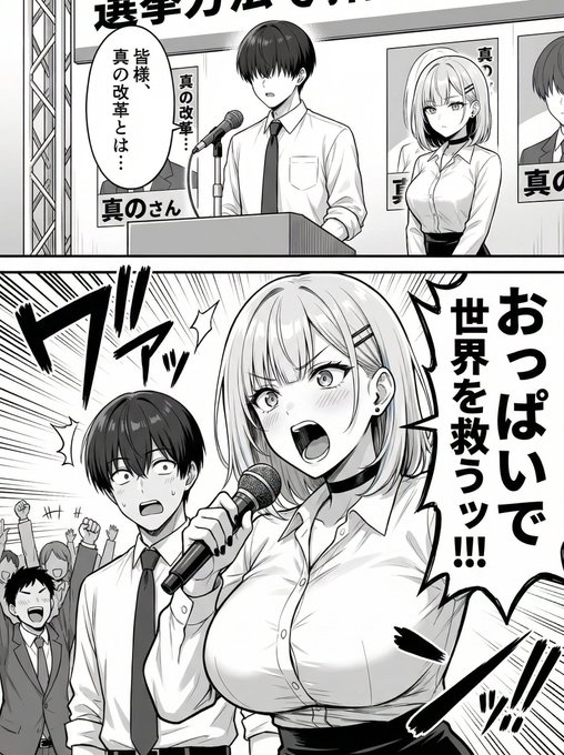 おっぱい党に投票してきました!! 