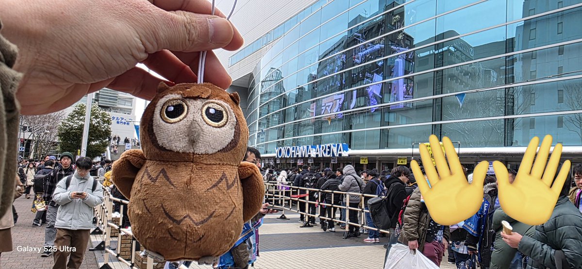 #Liella_7th_神奈川Day2
横浜アリーナに到着🤗
蓮ノ空3rd以来ですかね
まんまるをそえて🦉