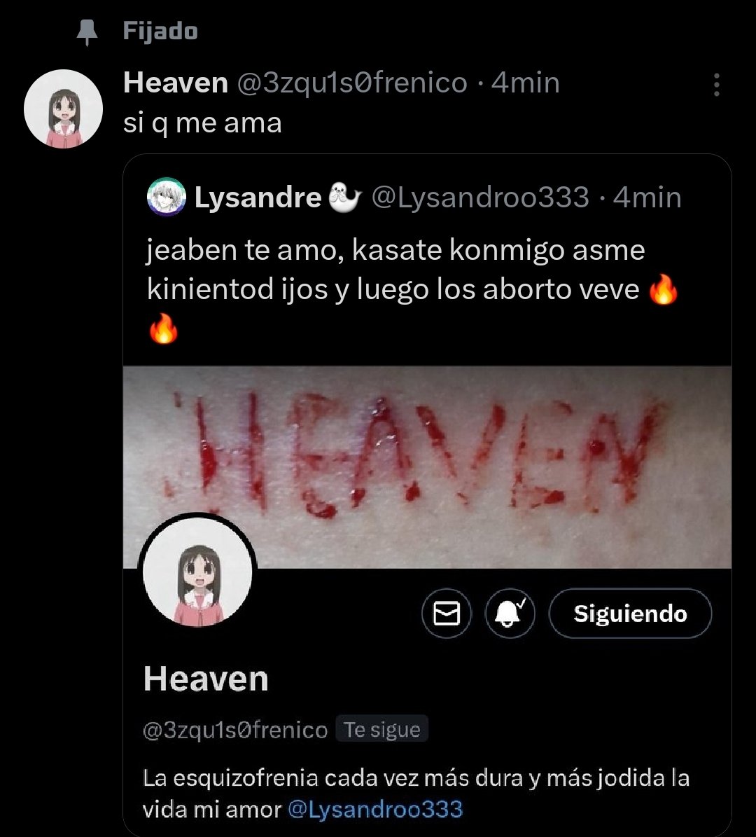 Lysandroo333's tweet photo. jeaven m fijó, t amo bombonsote 💋🔥 https://t.co/vsijfLVp7x
