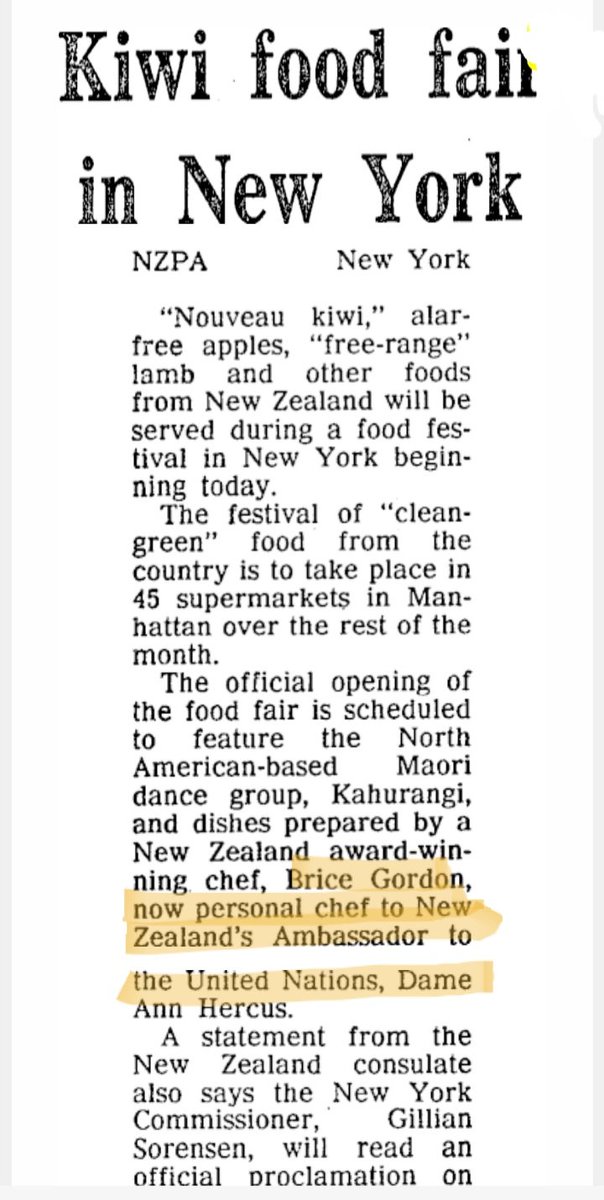 islamstatewatch's tweet image. One of NZ's ceiling breaking feminists, Ann Hercus was #NZ Police Minister during the #Dunedin Police child sex ring scandal, then served as Ambassador &amp;amp; Permanent Representative of #NZ to the UN from 1988 to 1990 with Brice Gordon as her chef, who later managed #Epstein's Zorro