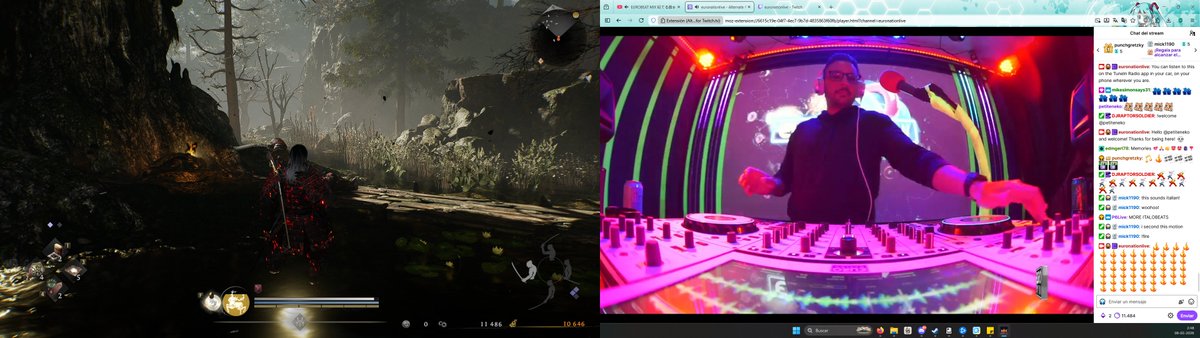 Whisky y doritos en mano, mientras juego al Nioh 3 y escucho a <a href="/EuroNation/">Euro Nation</a> , de esos que puedes decir sin problemas.. que buena es la vida. 😍
(me falta no mas a <a href="/koryu084/">La Jefa 🐀💚🐱</a> que se fue de fiesta con las hermanas)