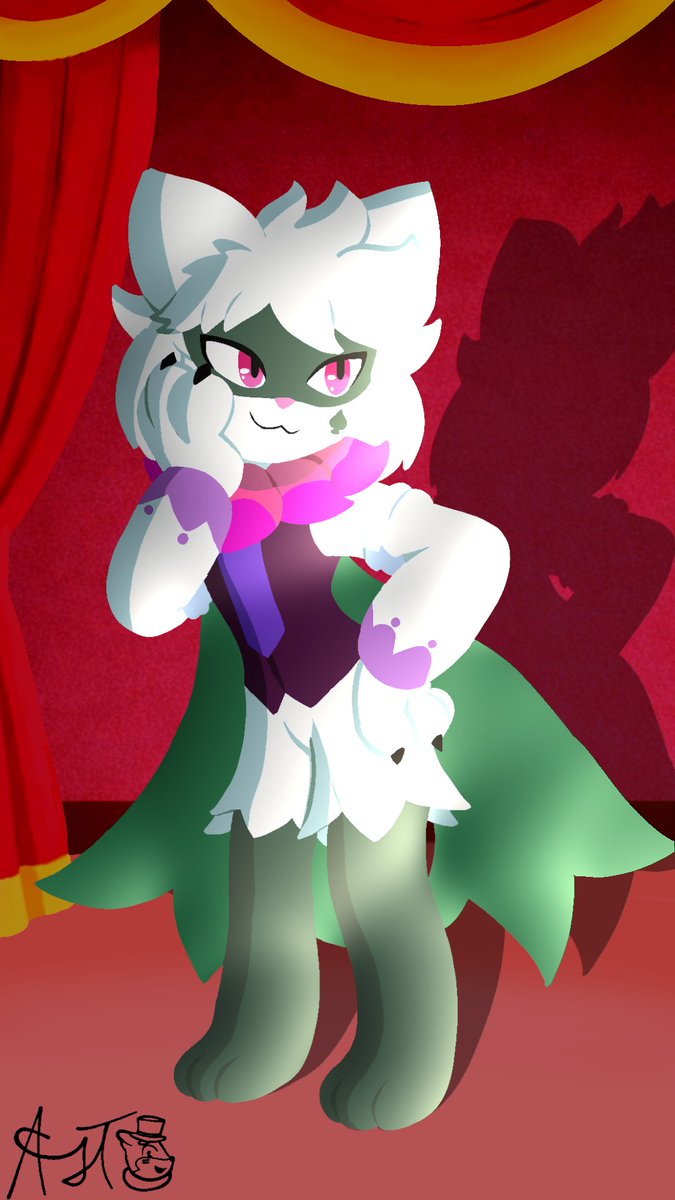 Un dibujo de dandy, el mewoscarada de <a href="/Clover_leafeon/">🍀🖌️Clover🖌️🍀 / (comms Open)</a>, muy interesante tu personaje y el diseño que le diste es increible, un honor dibujarlo.

#pokemon #pokemonfanart #meowscarada #fanart