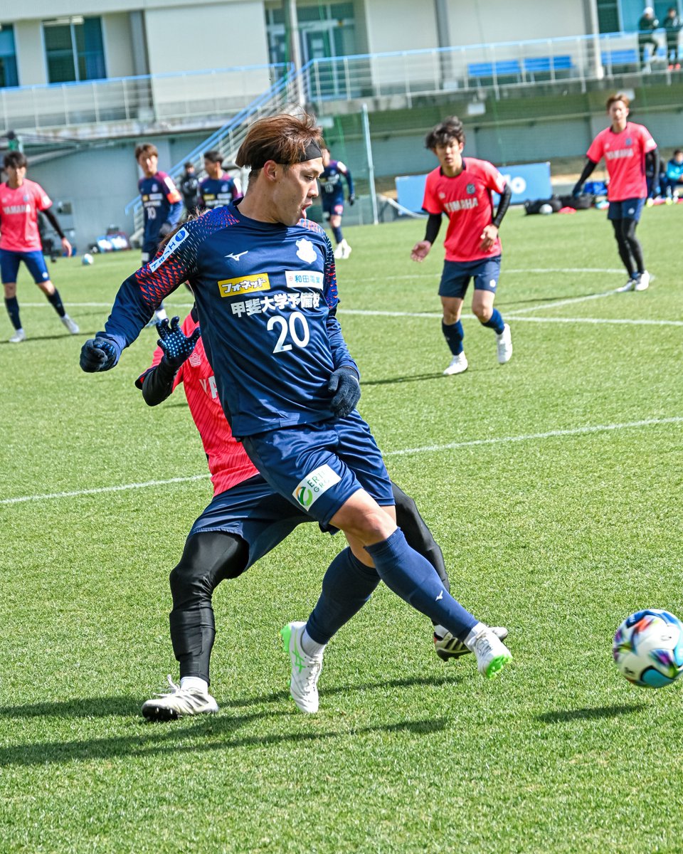 vfk_official's tweet photo. 【Training match】

2026.02.08
vs #ジュビロ磐田

45min×2
甲府 1（0-2/1-2）4 磐田
得点者
#遠藤光

#vfk
#ヴァンフォーレ甲府
#トレーニングマッチ https://t.co/B1VT0vsxbQ