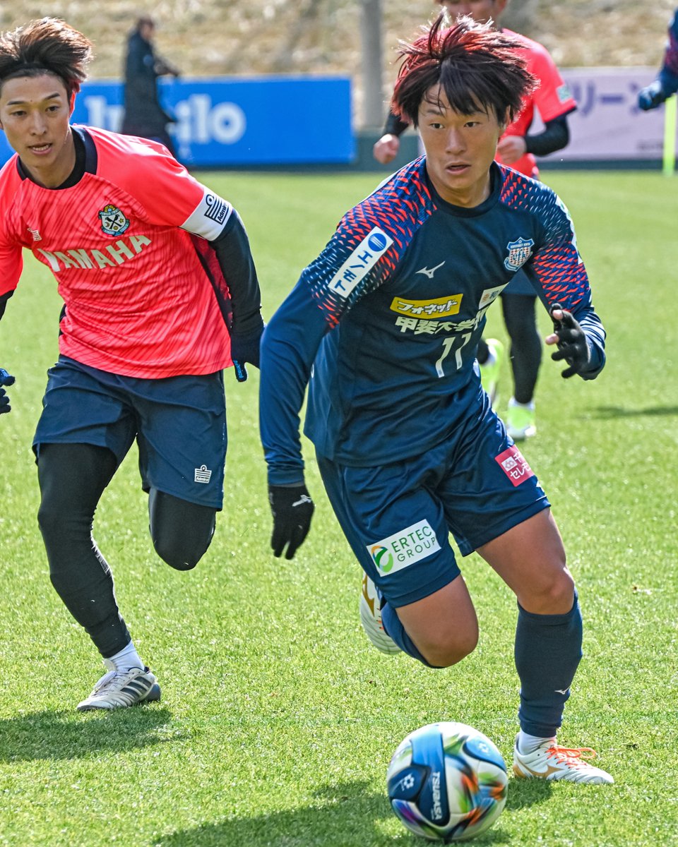 vfk_official's tweet photo. 【Training match】

2026.02.08
vs #ジュビロ磐田

45min×2
甲府 1（0-2/1-2）4 磐田
得点者
#遠藤光

#vfk
#ヴァンフォーレ甲府
#トレーニングマッチ https://t.co/B1VT0vsxbQ