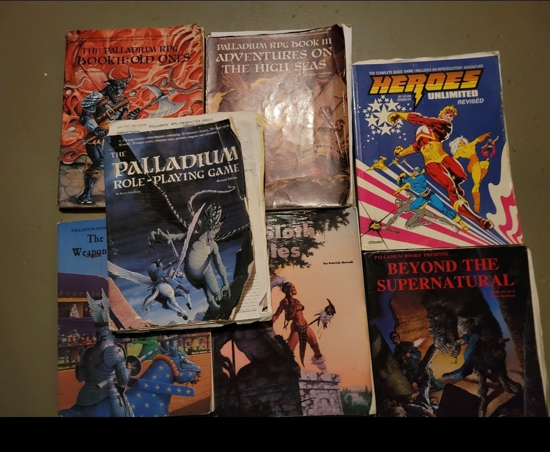 bkaier's tweet photo. @LCNM_Patriot Most definitely. We played a lot of Car Wars. Most Palladium Games including TMNT and Robotech, original Role Master. They were High School staples. https://t.co/5kx7ZTlGCE