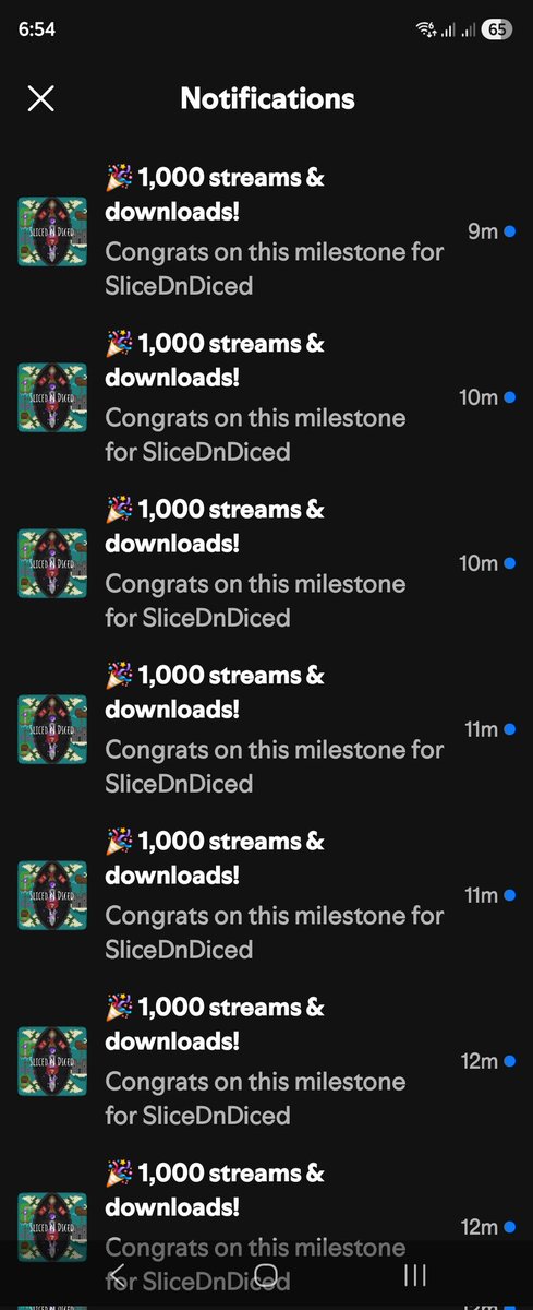 ItsSliceDnDiced's tweet photo. Thank you everyone for helping us reach 1000 plays and downloads on Spotify!!! You legends, watch this space - plenty more to come... https://t.co/3GCpGGDBip