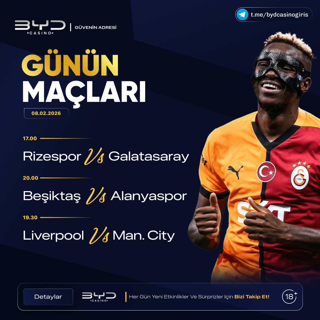 byd_tr_'s tweet photo. 🆕 Günün Maçları Açıklandı!

➡️    Rizespor🆚 Galatasaray
➡️    Beşiktaş 🆚 Alanyaspor
➡️    Liverpool🆚 Man. City

⚽️🔥 Bugünün en merak edilen derbileri, en yüksek oranlarla sende!

#BYDcasino https://t.co/Ebmm5EUc1I https://t.co/urP34Mzt0K