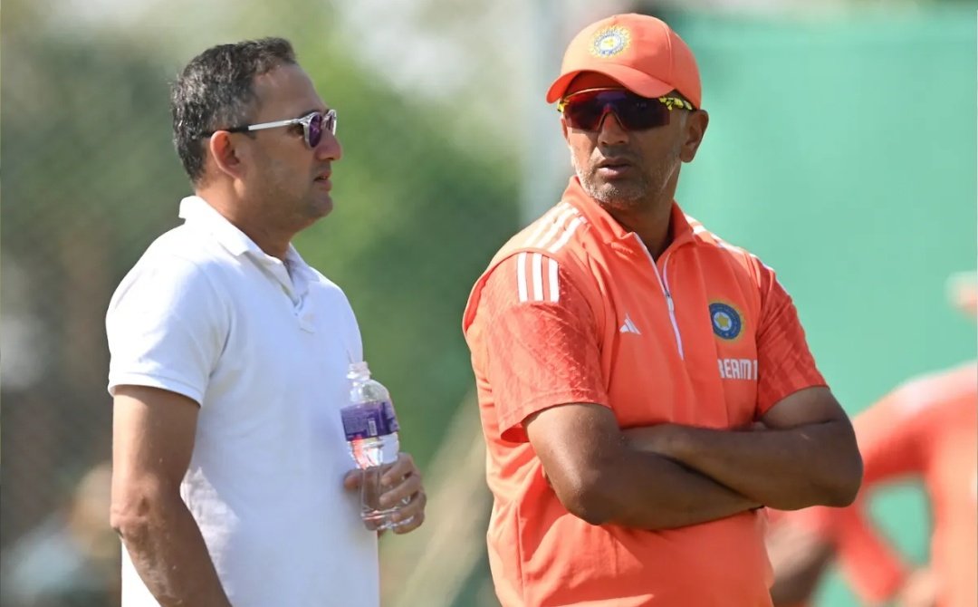 Vikrant_1589's tweet photo. 🚨BREAKING NEWS🚨 

🚨NEW SELECTION CHAIRMAN 🚨

Rahul Dravid is likely to replace Ajit Agarkar as the Chairman of the BCCI Selection Committee.[Vikrant Mallhotra - Revyez Sports] https://t.co/fL6d9zwgUO