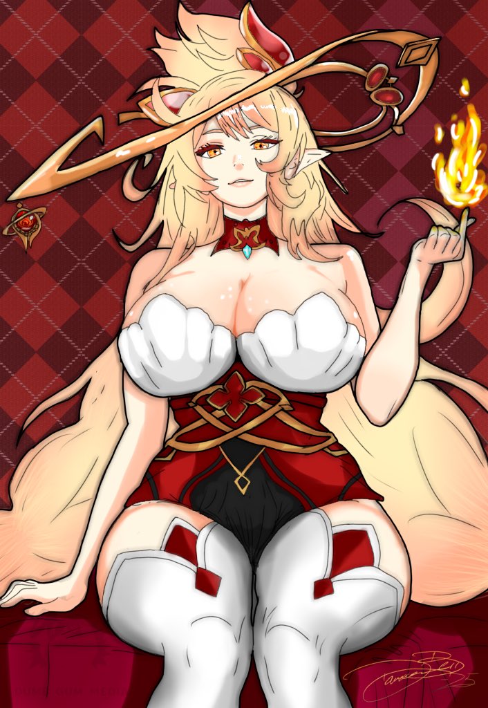 kingofthenever's tweet photo. @s_tarzam Alice from genshin impact fanart I did late last year https://t.co/35744KcmjE