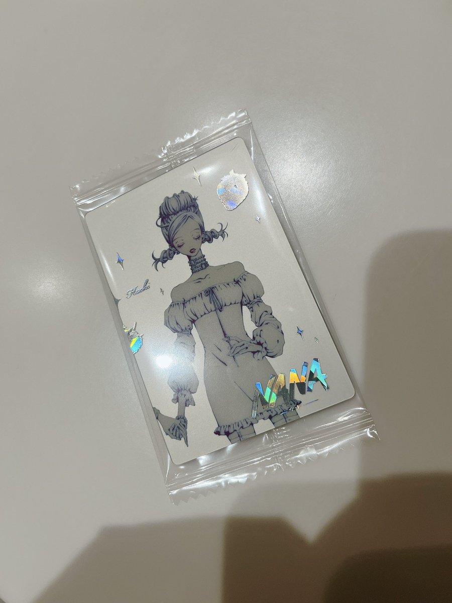 n70_19's tweet photo. 矢沢あいのウエハース1個だけ買ってこれだったんやけどこれってもしかして繋がる系…？
もう1個買えばよかった🥹 https://t.co/FYPy1IwEHg