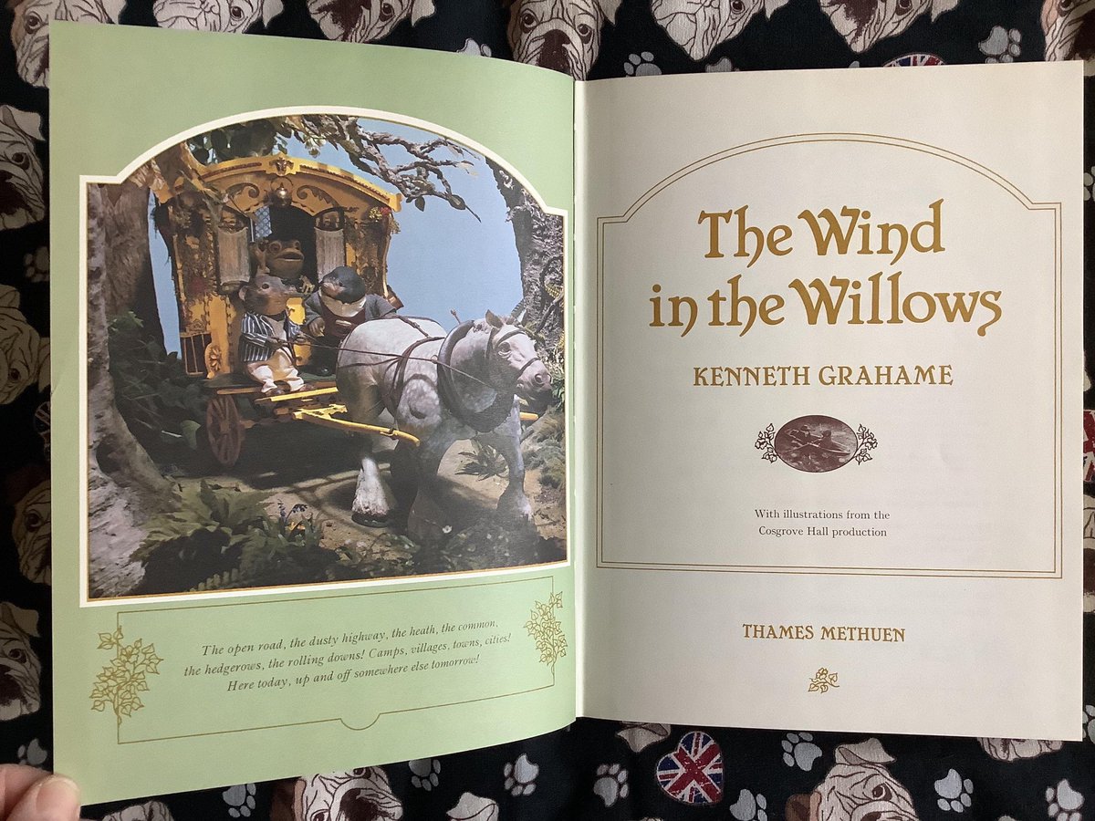 WatsonsVintage's tweet photo. Happy Sunday to you all. I just had to feature this nostalgic treasure today. RARE Vintage 1983 Children's Book Kenneth Grahame's 'The Wind In The Willows' in Hardback with Cosgrove Hall Film Edition Edwardian Illustrations. This is a FABULOUS find 🤗🛍️📚💝https://t.co/xglg9VgiJG https://t.co/lPPzjXziCI