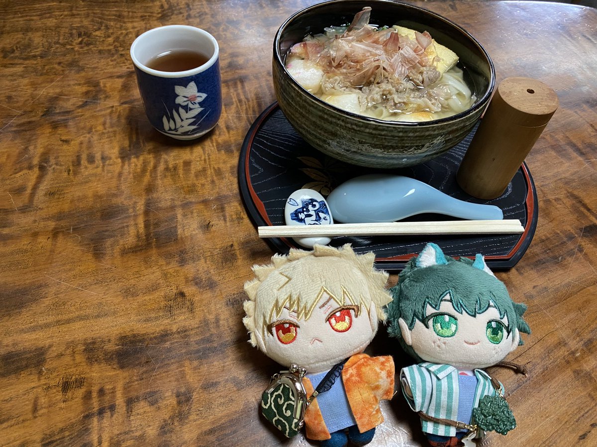 寒い所にいたので、あつあつのきしめん。かき氷🍧も出しているお店なので、しっかり暖まりました。