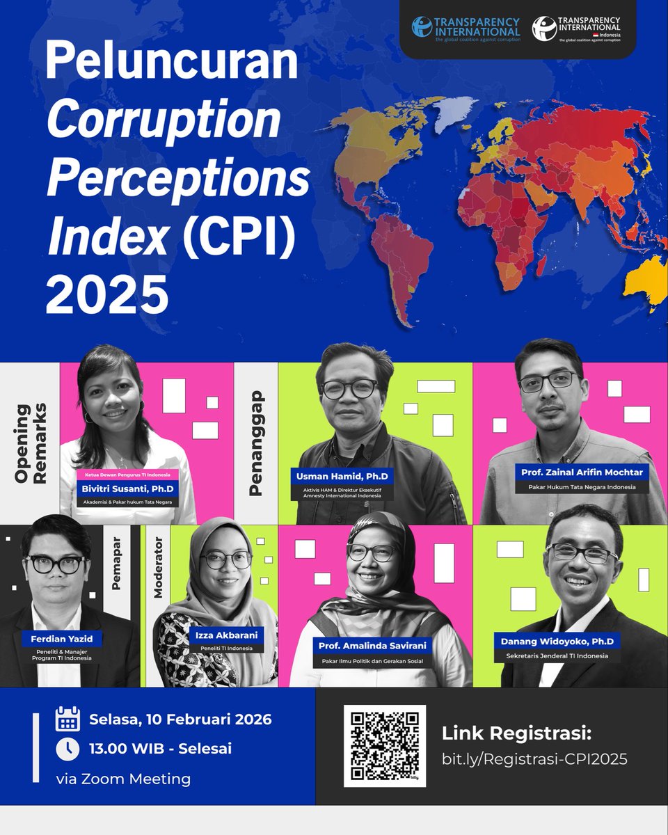 Kepada Yth. 
Bapak/Ibu/Rekan-rekan

Jika kita memaknai korupsi sekadar mencuri uang rakyat secara langsung, rasanya terlalu sempit. Tahun 2025 menunjukkan dengan terang bagaimana sistem dikorupsi oleh segelintir elite yang menyebabkan kemunduran demokrasi, menguatnya praktik