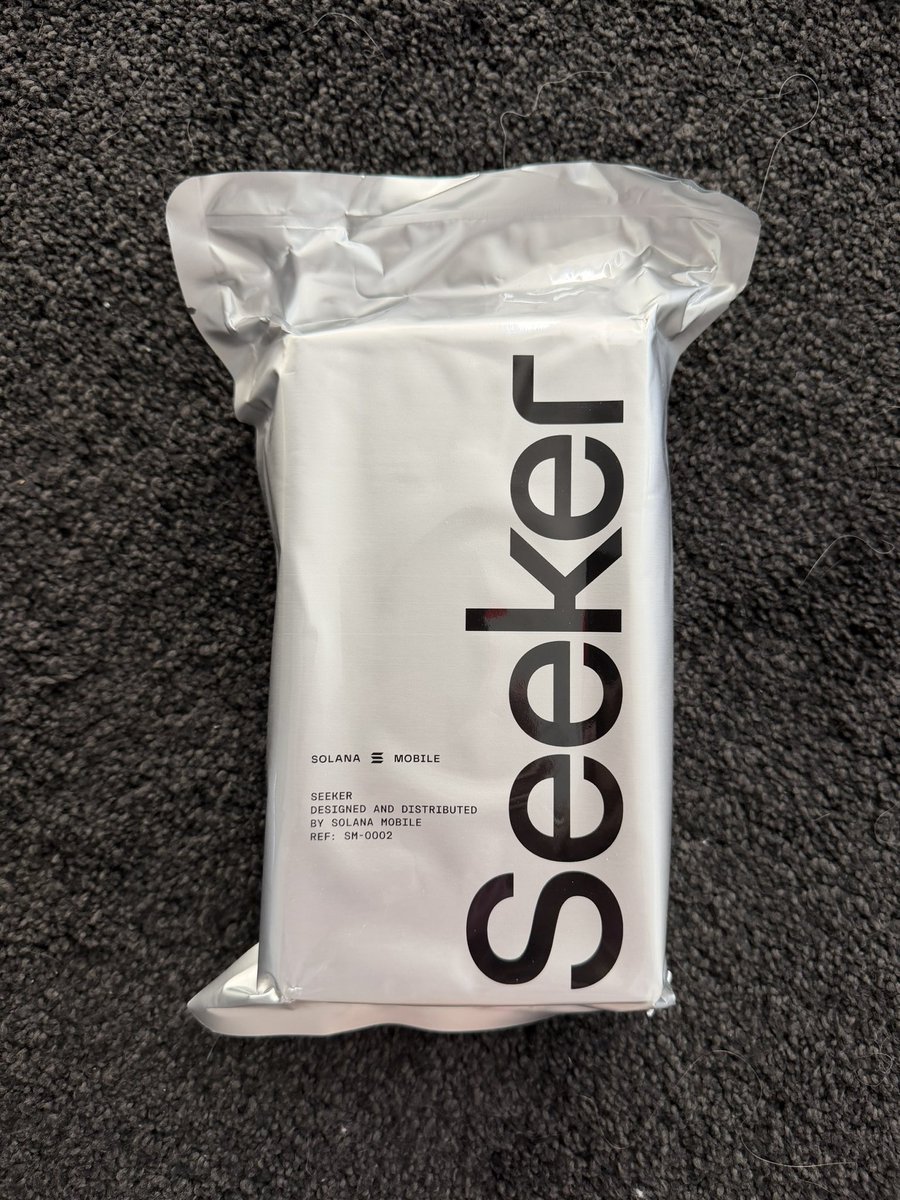 HashTheoryBro's tweet photo. Just received my @solanamobile Mobile Seeker 😤

Early to the ecosystem, early to the apps, early to the wave.

Let’s go ! 

#SKR #SolanaMobile #Seeker #Web3Mobile #SolanaEcosystem https://t.co/nsjjExGHJv