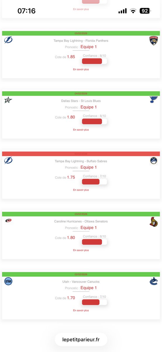 💰100€ à gagner🎁

Grosse série de 8✅ sur les 9 derniers pronos du site 🔥🤑

2 grosses confiances déjà dispo pour aujourd’hui 🎯

5 x 20€ à gagner parmis les RT de ce post 💶

#TeamParieur