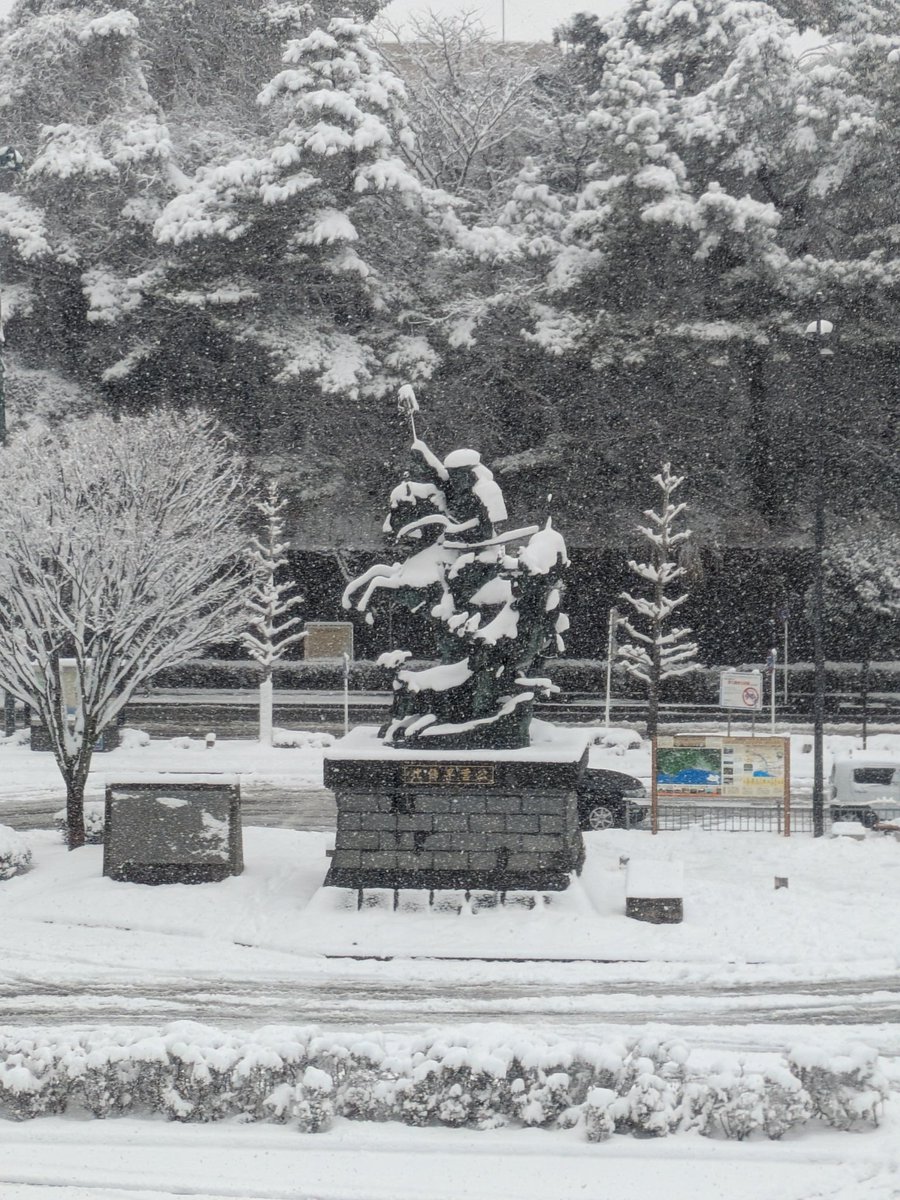 雪…やん(⁠◔⁠‿⁠◔⁠)
コレ、明日出勤できるの7人中2人やな🥶
いや、チャリで急坂登れる？
むしろ、下り時速70㌔くらい出そうじゃね🤔